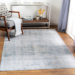 Brunswick BWK-2301 Modern Polyester, Polypropylene Rug BWK2301-9122 Sage, Light Gray, White, Ice Blue, Olive, Teal, Khaki 50% Polyester, 50% Polypropylene 9' x 12'2"