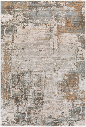 Brunswick BWK-2303 Modern Polyester, Polypropylene Rug BWK2303-710RD Sage, Dark Brown, Olive, Light Gray, White, Teal 50% Polyester, 50% Polypropylene 7'10" Round
