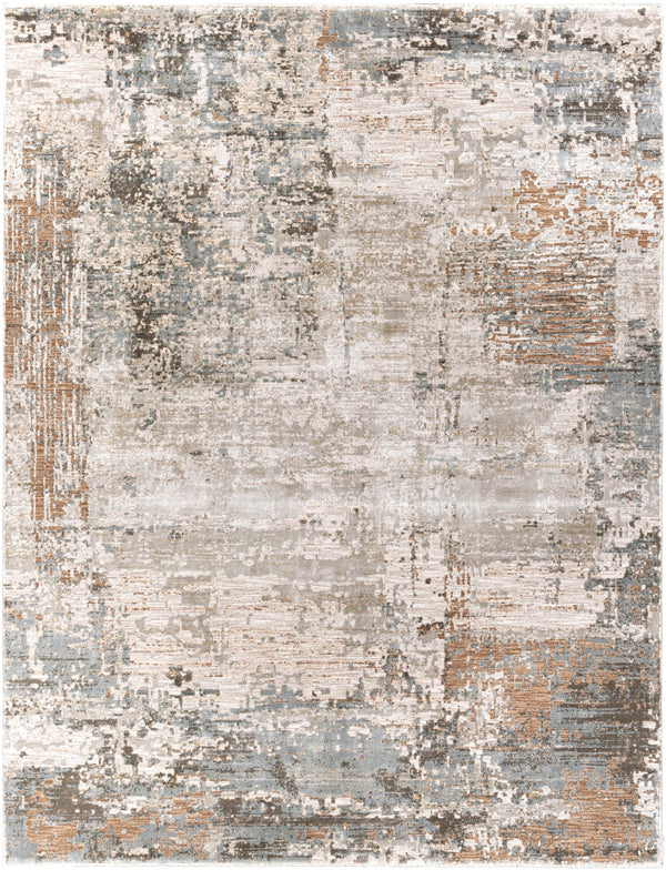 Brunswick BWK-2303 Modern Polyester, Polypropylene Rug BWK2303-710103 Sage, Dark Brown, Olive, Light Gray, White, Teal 50% Polyester, 50% Polypropylene 7'10" x 10'3"