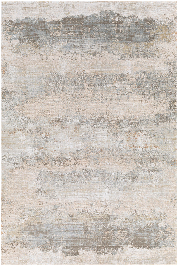 Brunswick BWK-2305 Modern Polyester, Polypropylene Rug BWK2305-710RD Sage, Light Gray, White, Ice Blue, Olive, Teal, Dark Brown, Khaki 50% Polyester, 50% Polypropylene 7'10" Round