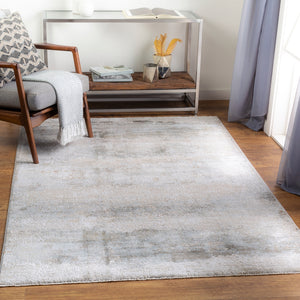 Brunswick BWK-2305 Modern Polyester, Polypropylene Rug BWK2305-9122 Sage, Light Gray, White, Ice Blue, Olive, Teal, Dark Brown, Khaki 50% Polyester, 50% Polypropylene 9' x 12'2"