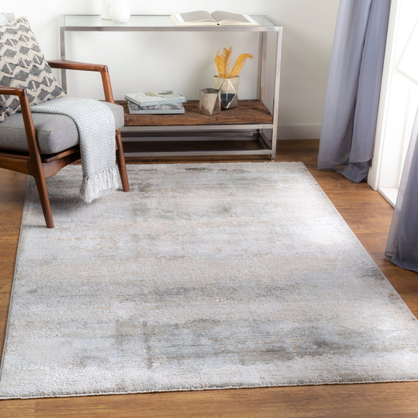Brunswick BWK-2305 Modern Polyester, Polypropylene Rug BWK2305-9122 Sage, Light Gray, White, Ice Blue, Olive, Teal, Dark Brown, Khaki 50% Polyester, 50% Polypropylene 9' x 12'2"