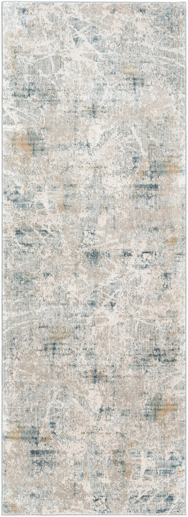 Brunswick BWK-2306 Modern Polyester, Polypropylene Rug BWK2306-2773 Ice Blue, Sage, Olive, Teal, Light Gray, Charcoal 50% Polyester, 50% Polypropylene 2'7" x 7'3"