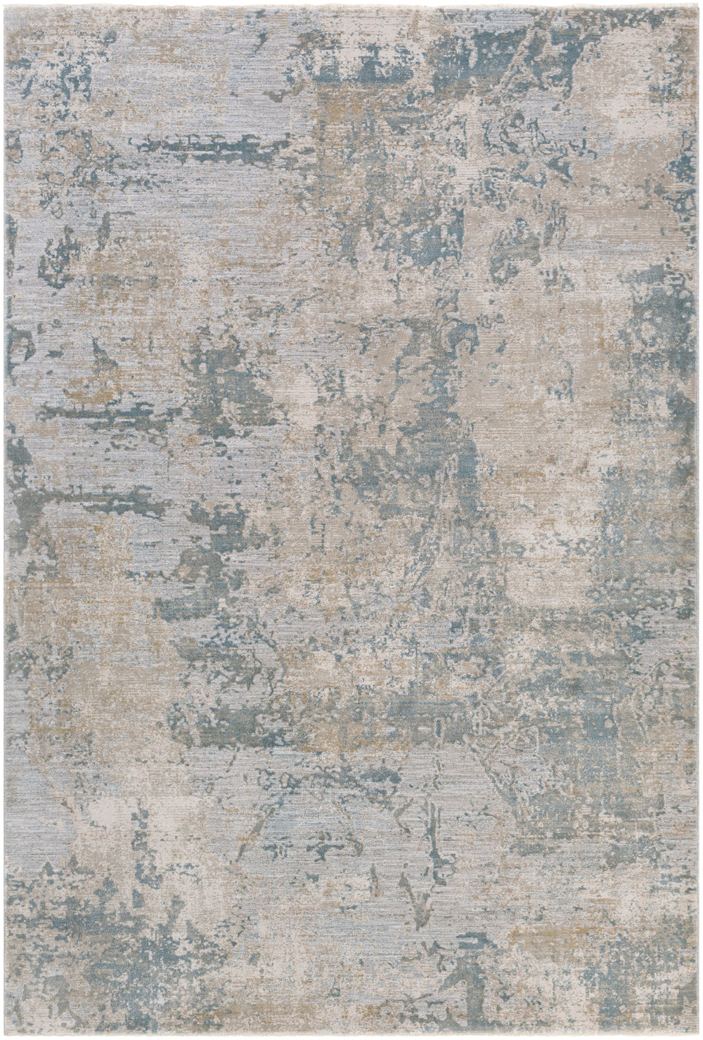 Brunswick BWK-2307 Modern Polyester, Polypropylene Rug BWK2307-9122 Sage, Light Gray, White, Ice Blue, Olive, Teal 50% Polyester, 50% Polypropylene 9' x 12'2"