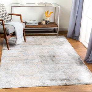 Brunswick BWK-2308 Modern Polyester, Polypropylene Rug BWK2308-9122 Sage, Light Gray, White, Ice Blue, Olive, Teal, Dark Brown, Khaki 50% Polyester, 50% Polypropylene 9' x 12'2"