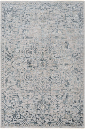 Brunswick BWK-2310 Traditional Polyester, Polypropylene Rug BWK2310-9122 Sage, Beige, Khaki, Denim, Dark Green 50% Polyester, 50% Polypropylene 9' x 12'2"
