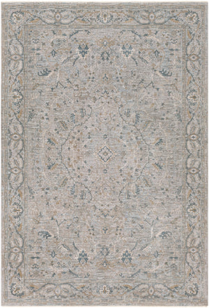 Brunswick BWK-2313 Traditional Polyester, Polypropylene Rug BWK2313-9122 Beige, Khaki, Sage, Denim, Dark Green 50% Polyester, 50% Polypropylene 9' x 12'2"