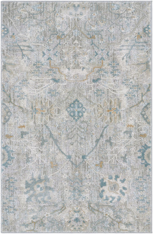 Brunswick BWK-2315 Traditional Polyester, Polypropylene Rug BWK2315-9122 Sage, Beige, Khaki, Denim, Medium Gray 50% Polyester, 50% Polypropylene 9' x 12'2"