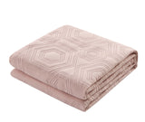 Rhapsody Blush King 3pc Quilt Set