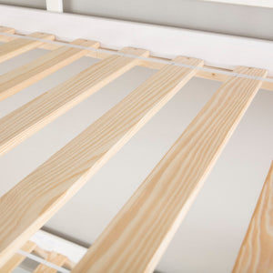 Walker Edison Solid Wood Twin over Twin Mission Design Bunk Bed - White in Solid Wood, Painted Finish BWTOTMSWH 842158101839