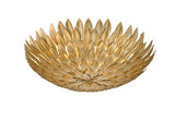 Bethel Gold Flush Mount in Steel