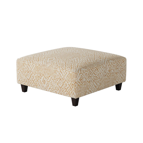 Fusion 109-C Transitional Cocktail Ottoman 109-C Roughwin Squash 38" Square Cocktail Ottoman