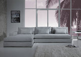 VIG Furniture Divani Casa Ashfield - Modern Grey Fabric Left Facing Sectional Sofa VGYIC08B