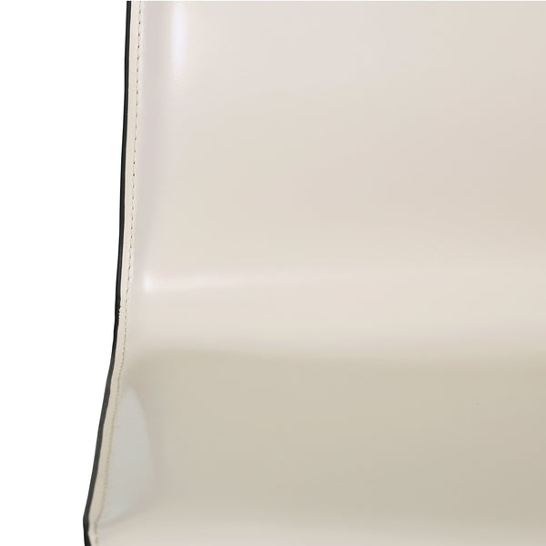 Gervin Recycled Leather Counter Stools - Set of 2, Modern Minimalist Design for Kitchen Comfort