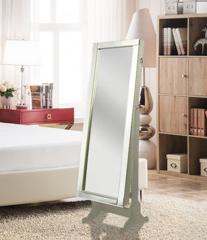 Glam Mirror Border Cheval Mirror, Royal Champagne