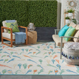 Nourison Waverly Sun N' Shade SND52 Outdoor Machine Made Power-loomed Indoor/outdoor Area Rug Multicolor 10' x 13' 99446367556