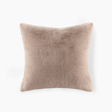 Croscill Sable Glam/Luxury 100% Polyester Solid Faux Fur Pillow CC30-0032