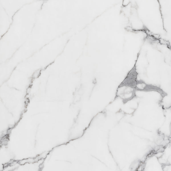 Zuo Modern Atlas Composite Stone, Stainless Steel Modern Commercial Grade Coffee Table White, Silver Composite Stone, Stainless Steel