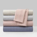 Denise Navy Twin 3pc Sheet Set