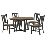 Intercon Harper Transitional Round Dining Table HP-TA-4260-BBP-C HP-TA-4260-BBP-C