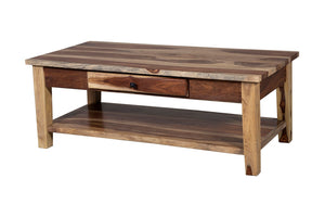 Porter Designs Taos Solid Sheesham Wood Natural Coffee Table Natural 05-196-01-9011N