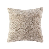 Zuri Glam/Luxury 100% Polyester Long Fur Pillow