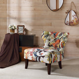 Erika Modern/Contemporary Hourglass Tufted Armless Chair