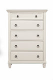 Winchester 5 Drawer Chest, White