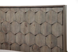 Alpine Furniture Shimmer Full Panel Bed, Antique Grey 6600-08F Antique Grey Pine Solids & Veneer 58 x 82.5 x 54