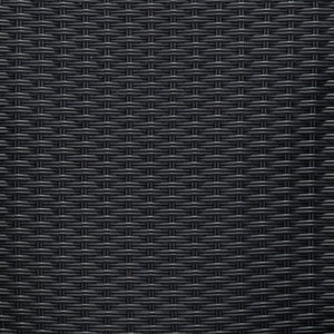 Zuo Modern Lorena Steel, Polyethylene Modern Commercial Grade Dining Chair Set - Set of 2 Black Steel, Polyethylene