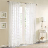 Gemma Modern/Contemporary 100% Polyester Sheer Embroidered Window Panel