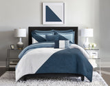 Kinsley Navy King 9pc Comforter Set