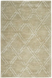 Nourison Venosa VSN01 Modern Handmade Tufted Indoor Area Rug Green Ivory 5'3" x 7'3" 99446787231