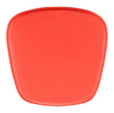Zuo Modern Wire 100% Polyurethane, Foam Modern Commercial Grade Cushions Red 100% Polyurethane, Foam