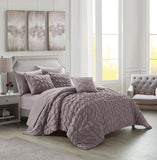 Mercer Plum Twin 6pc Comforter Set