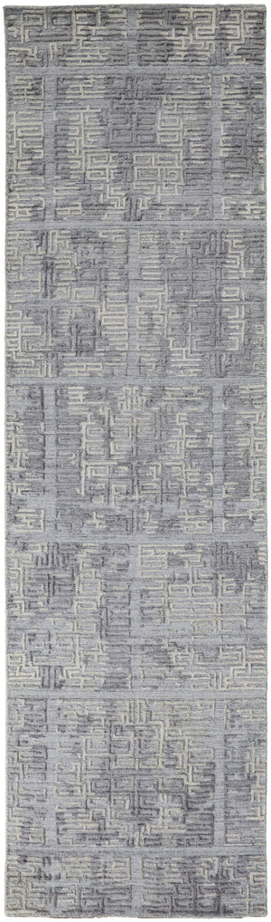 Elias 6590F Viscose / Wool Handwoven Abstract Rug