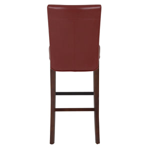 Milton Counter Stool - Elegant Bonded Leather Design with Sturdy Birch Frame and Contemporary Style