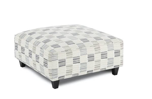 Fusion 109 Transitional Cocktail Ottoman 109 Microchip Denim