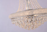 Bethel Chrome Chandelier in Metal & Crystal