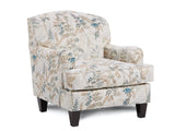 Fusion 01-02 Transitional Accent Chair 01-02 Fetty Citrus