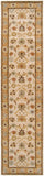 Caesar CAE-1010 Traditional Wool Rug CAE1010-312 Khaki, Tan, Dark Brown, Light Gray, Medium Gray, Burnt Orange, Olive, Camel, Taupe 100% Wool 3' x 12'