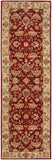 Caesar CAE-1022 Traditional Wool Rug CAE1022-312 Dark Red, Cream, Burnt Orange, Ivory, Charcoal, Dark Brown, Moss, Black, Blush, Tan 100% Wool 3' x 12'