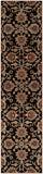 Caesar CAE-1053 Traditional Wool Rug CAE1053-312 Black, Camel, Garnet, Tan, Sage, Khaki, Burnt Orange 100% Wool 3' x 12'