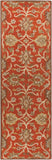 Caesar CAE-1062 Traditional Wool Rug CAE1062-312 Burnt Orange, Khaki, Tan, Camel, Dark Brown, Olive, Beige 100% Wool 3' x 12'