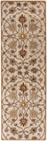 Caesar CAE-1081 Traditional Wool Rug CAE1081-312 Khaki, Medium Gray, Camel, Dark Brown, Tan, Wood 100% Wool 3' x 12'