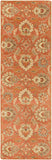 Caesar CAE-1112 Traditional Wool Rug CAE1112-312 Terracotta, Burnt Orange, Sage, Clay, Olive, Moss, Camel, Taupe, Dark Brown 100% Wool 3' x 12'