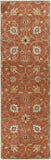 Caesar CAE-1119 Traditional Wool Rug CAE1119-312 Clay, Camel, Burnt Orange, Khaki, Aqua, Black, Tan, Taupe 100% Wool 3' x 12'