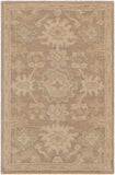 Caesar CAE-1149 Traditional Wool Rug CAE1149-912 Camel, Medium Gray, Light Gray, Sage, Khaki 100% Wool 9' x 12'