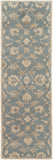 Caesar CAE-1156 Traditional Wool Rug CAE1156-312 Medium Gray, Ivory, Olive, Tan 100% Wool 3' x 12'