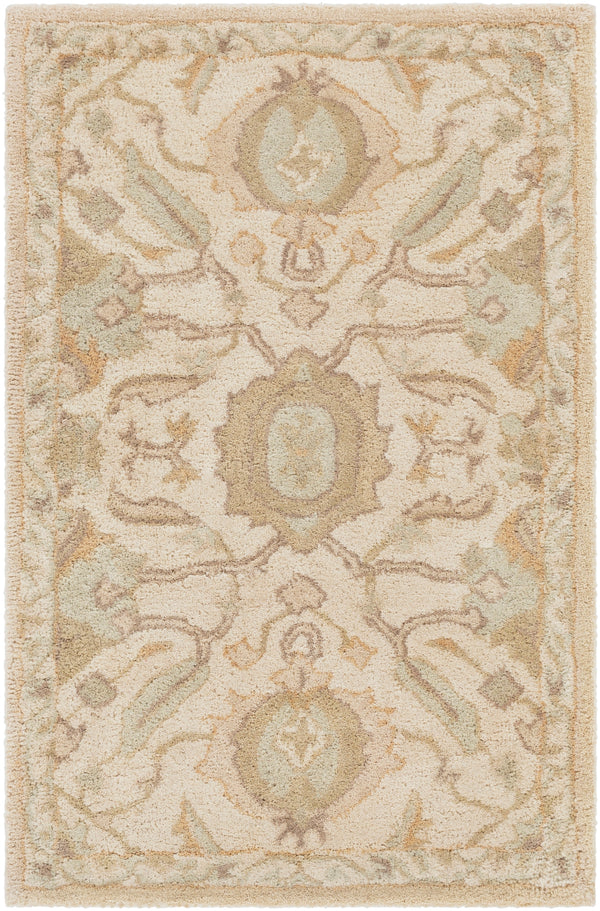 Caesar CAE-1166 Traditional Wool Rug CAE1166-912 Beige, Tan, Taupe 100% Wool 9' x 12'